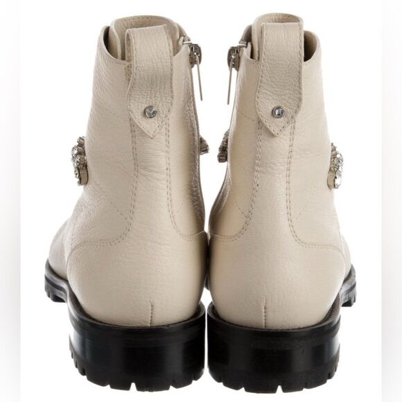 Jimmy Choo Cruz Zip-Up Combat Boots - fits size 9, but is a size 40 Italian - Picture 5 of 8